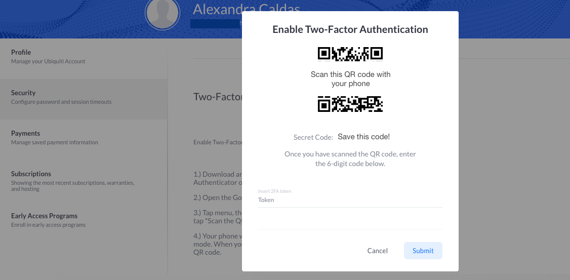 disable two factor authentication 2fa