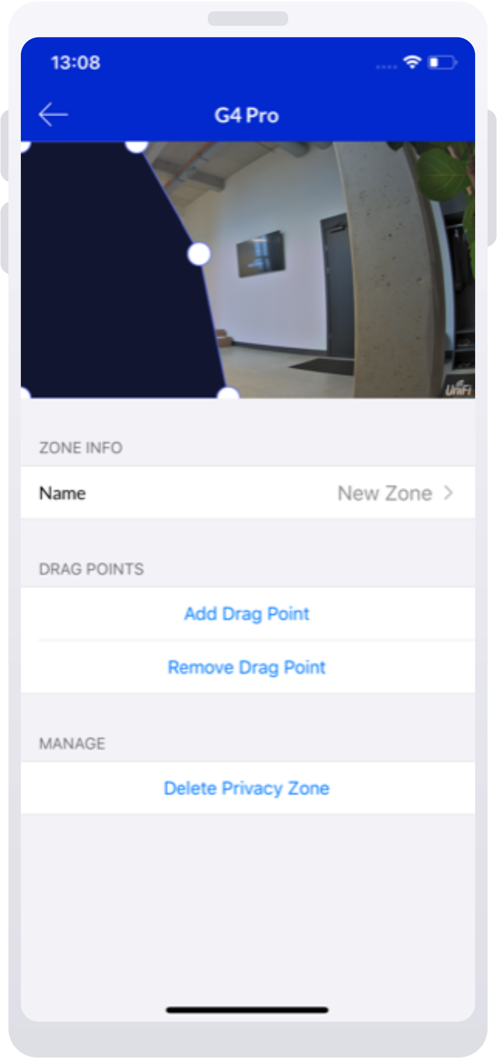 UniFi Protect Manage Motion Detection And Privacy Zones Appunti Dalla 